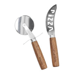 MOOKA SET OF PIZZA KNIVES SILVER 2 PCS.