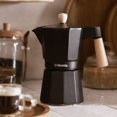 Homla Mia Mokka Coffee Maker Black 6 Cup