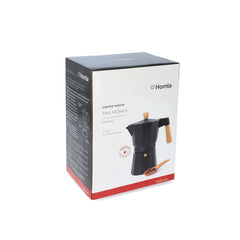 Homla Mia Mokka Coffee Maker Black 6 Cup