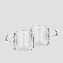 Homla Cembra Thermo Cups Transparent 0,08 L, 2 Pcs