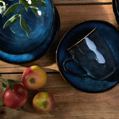 Homla Casper Bowl Navy Blue 17X6 cm