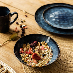 Homla Casper Dinner Plate Navy Blue 27 cm