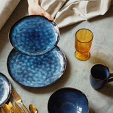 Homla Casper  Dinner Plate Navy Blue 27 cm