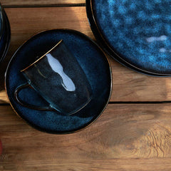 Homla Casper Dinner Plate Navy Blue 27 cm