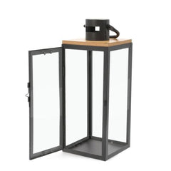 Homla Hogen Lantern Black 15X14X37 cm