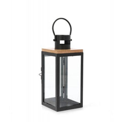 Homla Hogen Lantern Black 11X10X24 cm