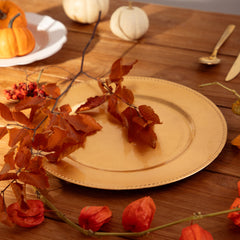 Homla Plast Plate Golden 33 cm