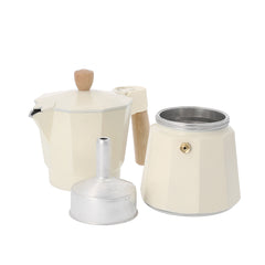 Homla Mia Mokka Coffee Maker Beige 6 Cup