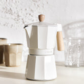 Homla Mia Mokka Coffee Maker Beige 6 Cup