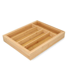 BAMBOU CUTLERY TRAY NATURAL 37X31 CM
