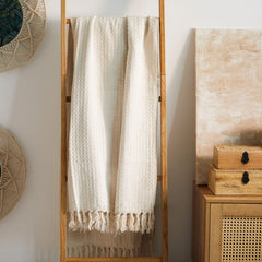 Homla Vaffel Plaid Ecru 130X170 cm