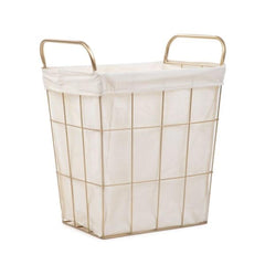 Homla Lorrey Basket White 42X27X49 cm