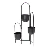 Homla Floero Pots Black 49X14X80 cm
