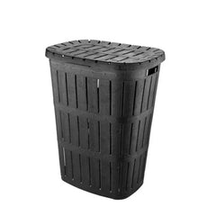 Michelino Laundry Bin, Black 62lt.