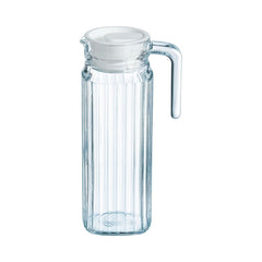 Quadro Glass Jug with Lid 1.1L,