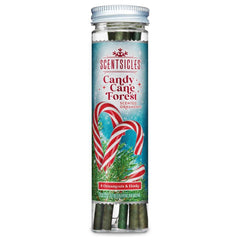 Scentsicles Scented Ornaments Tube of 6 Pieces - Candy Cane Forest,