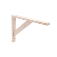 Forta 18 x 20cm Shelf Bracket 50kg - Black