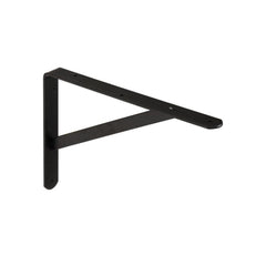 Dolmen 20 x 30cm Shelf Bracket 45kg - Black
