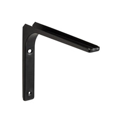 Modern 20 x 25cm Shelf Bracket 25kg - Black