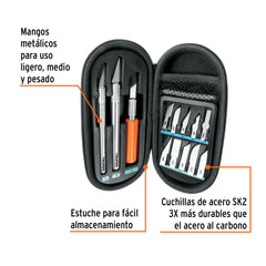 Truper Hobby Knife Set 11 Pcs.