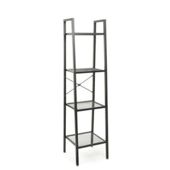 Homla Malmi Shelving Unit Black 35X35X135 Cm