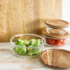 Homla Maira Container Transparent + lid 15x7cm