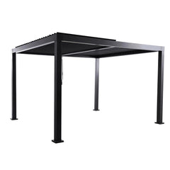 Naterial Clima Bioclimatic Pergola 313x358cm Dark Grey,