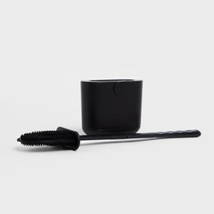 Homla SToilet brush REINA silicone black 12.3x6.2x36.5 cm