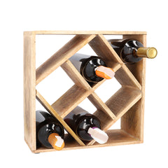Homla Sjal Mango Wine Rack Natural 33X33 Cm