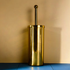 Homla Mexen Toilet Brush Golden 10X38 Cm