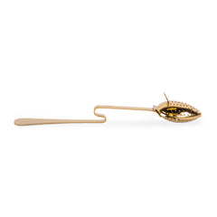 Homla Jalo Tea Infuser Spoon Golden  20X4 Cm