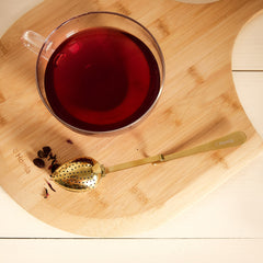 Homla Jalo Tea Infuser Spoon Golden  20X4 Cm