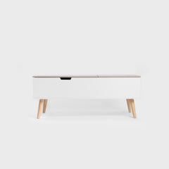 Homla Coffee Table Anzabi With Lifting Top White 105X50.5X43.5 Cm