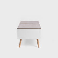 Homla Coffee Table Anzabi With Lifting Top White 105X50.5X43.5 Cm