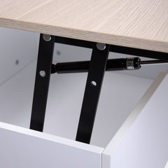 Homla Coffee Table Anzabi With Lifting Top White 105X50.5X43.5 Cm