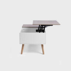 Homla Coffee Table Anzabi With Lifting Top White 105X50.5X43.5 Cm