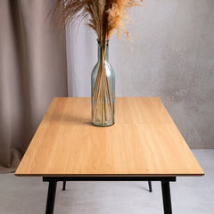 Homla Table Ukat Extabdable Natural 140-180X70X76 Cm