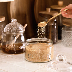 Homla Regel Glass Sugar Bowl 12X11Cm 0.5L