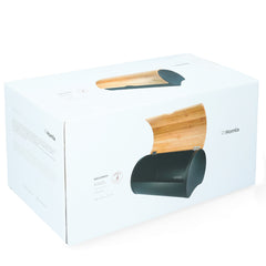 Homla Rakel Bread Box Black 38X25X21 Cm