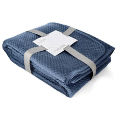 Homla Zemi Throw Navy Blue 200X240 Cm