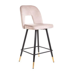 Homla Hocker Nelly Velour Beige 42X58X103 Cm