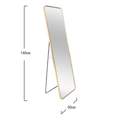 Homla Elora Standing Mirror Golden 140cm x 50cm