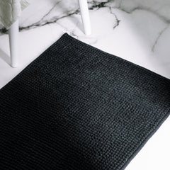 Homla Bathroom Rug Jon Non-Slip Black 50X70 Cm