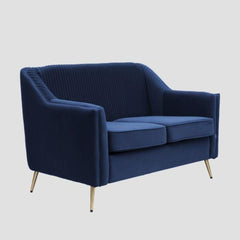 Homla Sofa Avant 2 Seater Blue 127x82x81.5 Cm