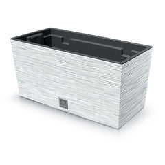 Prosperplast Furu Case Planter 39.5x18.5x19.5cm - White