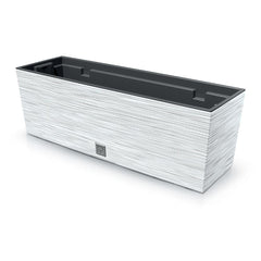 Prosperplast Furu Case Planter 58x18x19.5cm - White