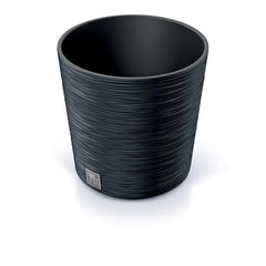 Prosperplast Furu Round Planter 25x25x24.7cm - Anthracite