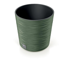 Prosperplast Furu Round Planter 30x30x29.4cm - Earth Green