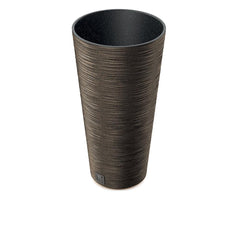 Prosperplast Furu Slim Eco Wood Planter 25x25x48cm - Eco Coffee Brown