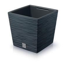 Prosperplast Furu Square Low Planter 29.5x29.5x29cm - Anthracite